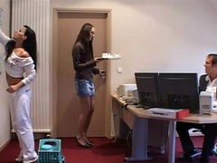 CrocoPost presents: Boss fucks secretary and maid