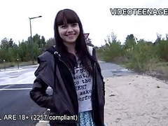 CrocoPost presents: 18 years old luna does her first porn casting