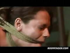 CrocoPost presents: Tied whipped and toyed bondage
