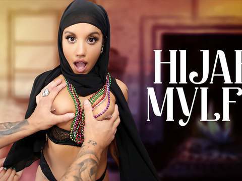 CrocoPost presents: Hijab stepmom is not too wild, so showing stepson forbidden parts of her body feels crazy taboo