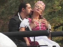 CrocoPost presents: Old time costume and outdoor sex
