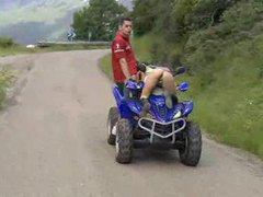CrocoPost presents: Girl fucked on a moving atv