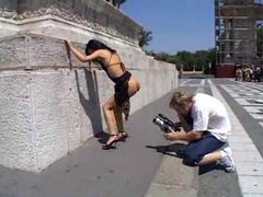 CrocoPost presents: Girl has sex in a public square