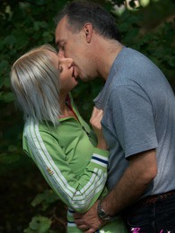 CrocoPost presents: Hot innocent girl fucked outdoors in the forest hardcore