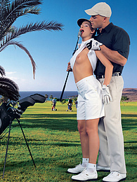 CrocoPost presents: Jessica shows her man there can be even more holes to play