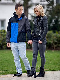 CrocoPost presents: Horny blonde babe Zazie Skymm gets fucked raw after a great first date