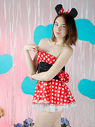 CrocoPost presents: Breathtaking slender chick got rid of innocent clothing quickly and spread those smooth legs while showing her moist areas.