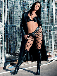 CrocoPost presents: Lollybadcock Has a Horny Photoshoot With Dildos Outdoors