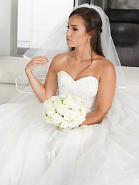 CrocoPost presents: Bootylicious bride Kelsi Monroe screws a handsome officiant on her wedding day
