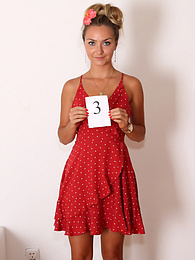 CrocoPost presents: Brilliant czech cutie Victoria Puppy removes all clothes during a solo shoot